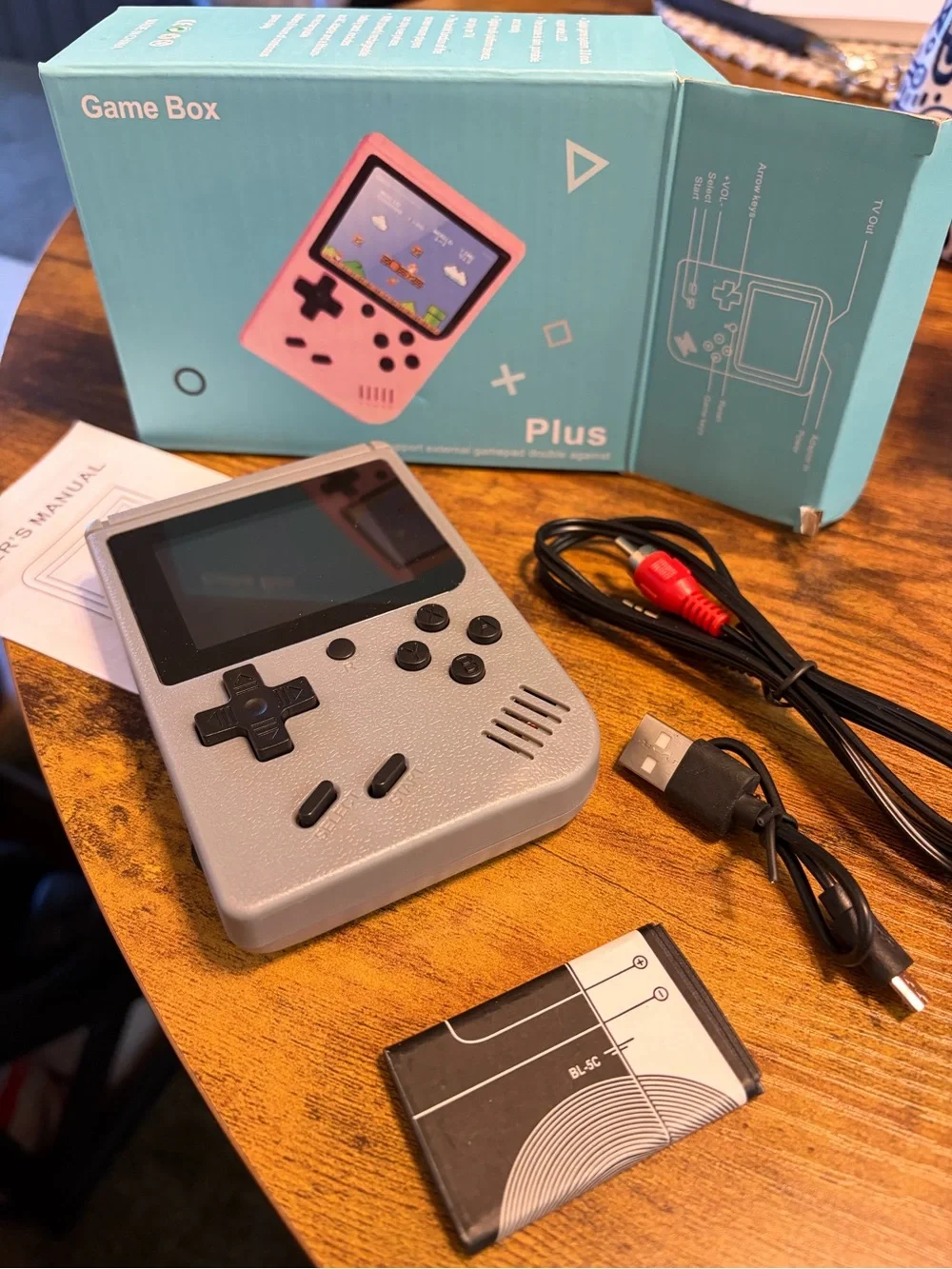 Handheld Retro Portable Game Console - Gray